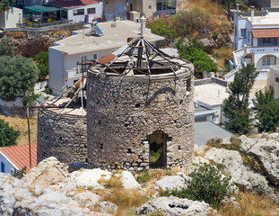 The old damaged house