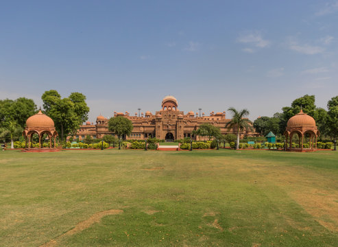 Bikaner, India - largest indian state by area and one of the main touristic sites, Rajasthan is famous for its fortresses and the desertic environment. Here in particular the city of Bikaner