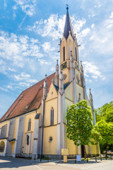 View at the Church of Saint Stephan in Melk - Austria