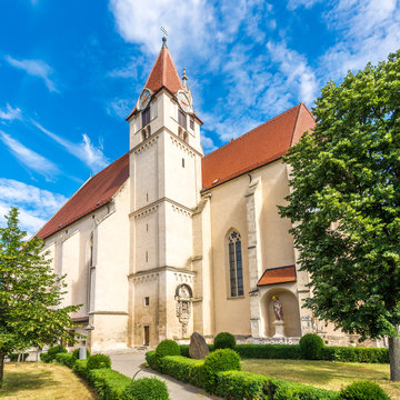 View at the Saint Stephan church in Eggenburg - Austria