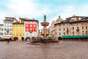 Fototapeta na wymiar Trento city, Trentino Alto Adige