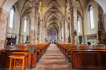 Fototapeta na wymiar Duomo di Bolzano Cathedral, Italy