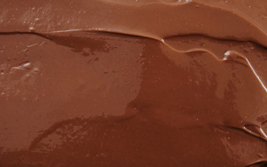 Chocolate spread as background