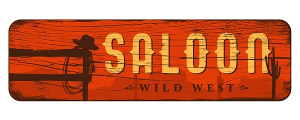 Wild-West-Landschaftshintergrund, Cowboy-Banner, Vektorillustration © rexandpan