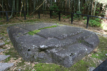 奈良県　明日香村　鬼の雪隠(欽明天皇陵陪塚)