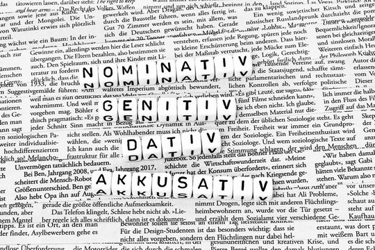 Nominativ Genitiv Dativ Akkusativ Deutsche Grammatik