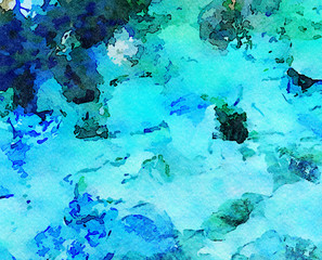 Abstract pretty watercolor texture background. Acrylic wet painting style. Colorful splashes of paint on paper. Printable in big size design pattern backdrop.
