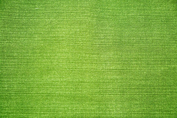 Green sackcloth for the background