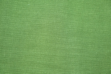 Green sackcloth for the background