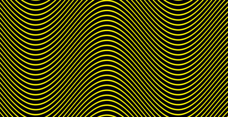 yellow curved amplitude lines 