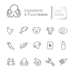 Food & ingredients related icons