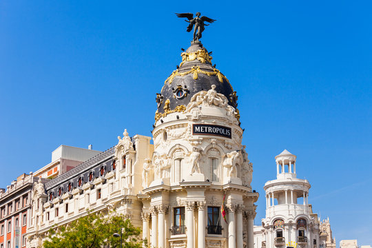 The Metropolis Office Building in Madrid, Spain