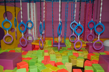 children sport multicolored playground interior