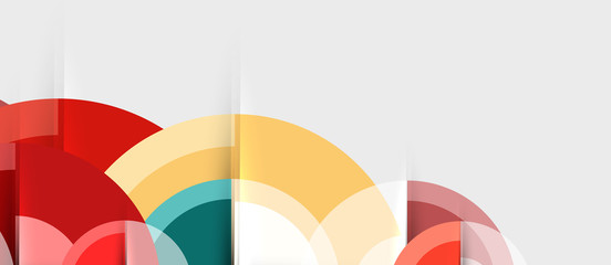 Circular geometrical design template