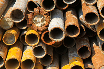 Rust deformation steel pipe