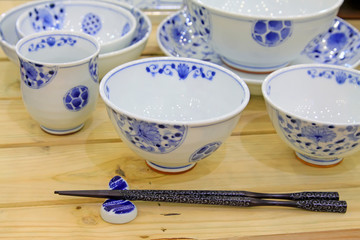 Bowls and chopsticks