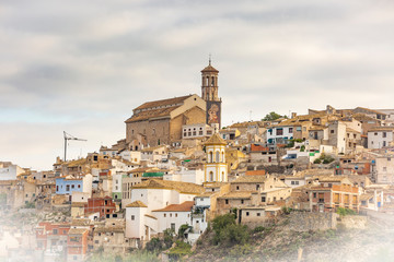 Fototapeta na wymiar a view of Cehegin city, province of Murcia, Spain