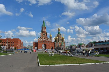 Obraz premium Russia Tatarstan Kazan city street photography