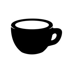 Coffee cup illustration isolated on white. Design element for logo, label, sign, poster, flyer. Vector illustration