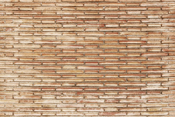 Old red brick wall  background texture
