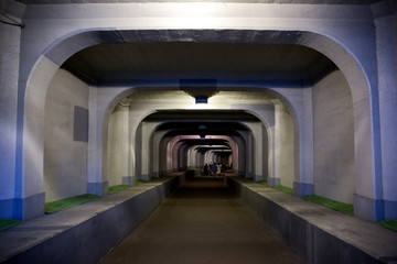 Obraz premium Tongyeong undersea tunnel in Tongyeong-si, South Korea.
