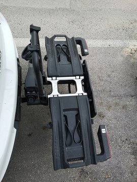 rear bicycle carrier for cars