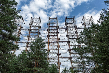 Duga - former Soviet over-the-horizon radar system in Chernobyl alienation zone