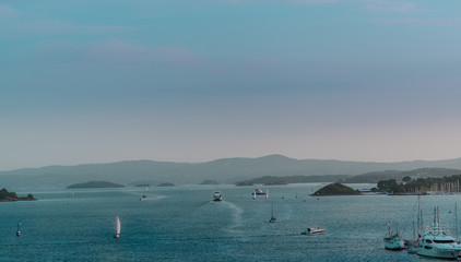 Oslo krajobraz nad fjordem Norwegia Skandynawia Europa © Dreamnordno