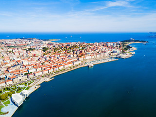 Santander city aerial view, Spain