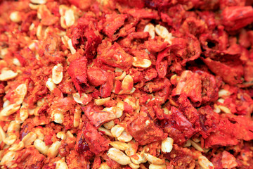 Pepper and peanuts