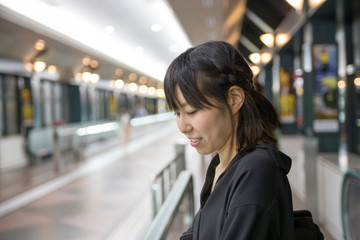 Berry cute Japanese young woman.