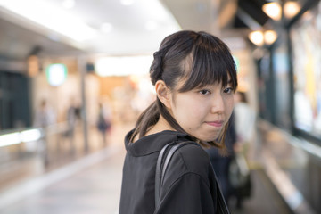 Berry cute Japanese young woman.