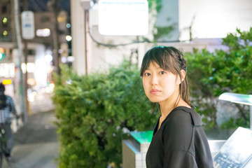 Berry cute Japanese young woman.