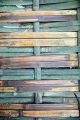 Old bamboo wall texture pattern background