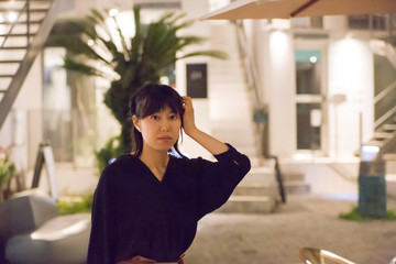 Berry cute Japanese young woman.