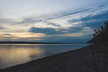 Obraz premium sunset on the beach