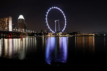 Obraz premium Singapore night life