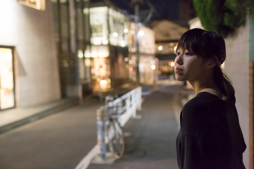 Berry cute Japanese young woman.