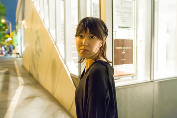 Berry cute Japanese young woman.