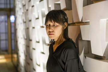 Berry cute Japanese young woman.