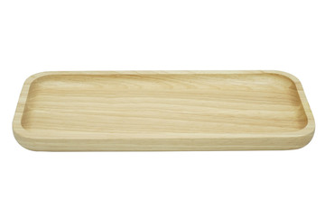 wooden chopping board isolated on white background