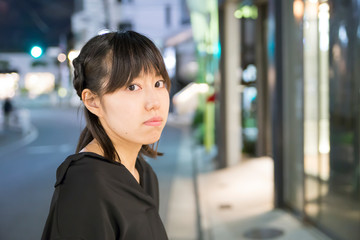 Berry cute Japanese young woman.