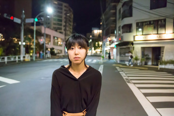 Berry cute Japanese young woman.