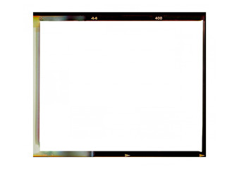 Medium format color film frame.With white space. - obrazy, fototapety, plakaty