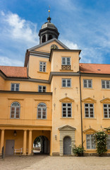Fototapeta na wymiar Entrance tower of the historic castle in Eutin, Germany