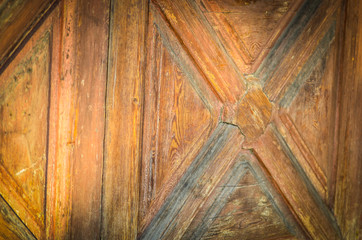 ancient doors close up on the historical streets of Spain
