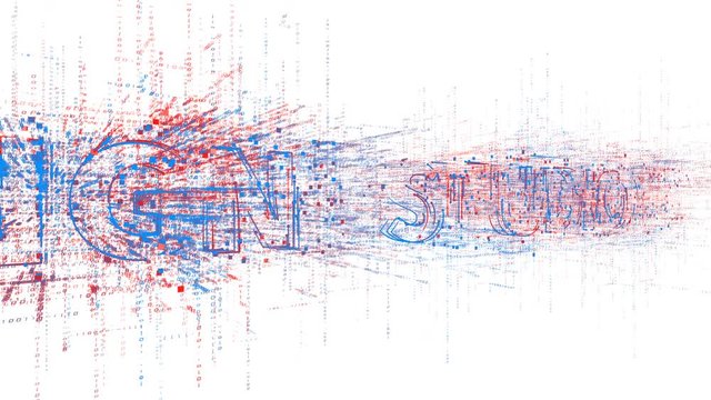 4k design studio animated word tag cloud;text design animation.The Matrix style binary computer code shaped text design animation;changing from zero to one digits;abstract future tech background.