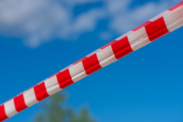 windsock against blue sky