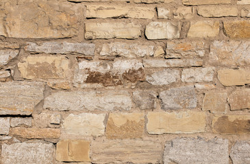 Old stone texture close-up