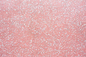 Red and white stone texture Of decorative  terrazzo floor and wall,vintage and loft style,nature concrete background